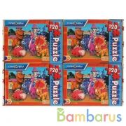 Турбозавры. Пазлы классические в коробке. Пазл 120 деталей. Умные игры в уп.8шт в кор.8уп | фото №0