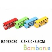 Машина инерц. автобус, цвет в ассрт. в пак в кор.2*192шт | фото №0
