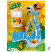 Пистолет д/пускания мыльных пузырей "Ми-ми-мишки" механич, 50мл, блистер ИГРАЕМ ВМЕСТЕ в кор.2*108шт | фото №0