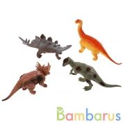 Игрушка пластизоль Играем Вместе Динозавры 4шт в пак. (русс. уп.) в кор.2*60наб | фото №0