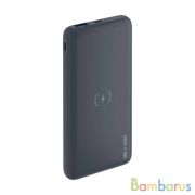 Внешний аккумулятор Deppa NRG Qi 10000 mAh, QC 3.0, Power Delivery 18W, Qi 10W (Графитовый) | фото №0