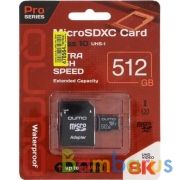 Карта памяти QUMO microSDHC class 10 512Gb +SD adapter | фото №0