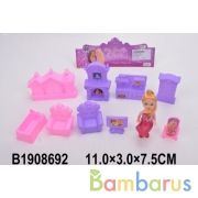 Мебель для кукол в ассорт. + кукла 122A в пак. в кор.2*120шт | фото №0