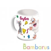 Набор д/дет тв-ва БУБА кружка для росписи (краски, кисточка) MultiArt в кор.24шт | фото №0