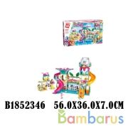 Конструктор пласт. аквапарк, с фигурками и аксесс., 828дет. в кор. в кор.6шт | фото №0