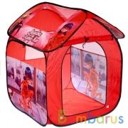 Палатка детская игровая Леди Баг и Супер Кот 83х80х105см, в сумке Играем вместе в кор.24шт | фото №0