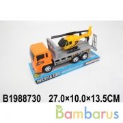 Трейлер инерц. с вертолетом, в ассорт. 6643 в пласт. в кор.2*36шт | фото №0