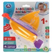 Заводная игрушка кораблик с якорем на блистере (русс. уп.) Умка в кор.2*96шт | фото №0