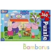 Свинка Пеппа. Пазлы классические в коробке. Пазл 360 деталей. Умные игры в кор.24шт | фото №0