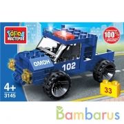 Конструктор ПОЛИЦЕЙСКИЙ ПИКАП, 33 дет. Город мастеров в кор.80шт | фото №0