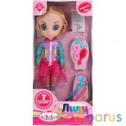 Кукла лили 35см, руки и ноги сгибаются, в комп. 7 акс. КАРАПУЗ в кор.24шт | фото №0