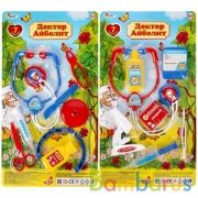 Набор доктора "Чуковский Корней" Доктор Айболит на карт. ТМ "ИГРАЕМ ВМЕСТЕ" в кор.2*96шт | фото №0