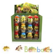 ЛЯГУШКИ "ИГРАЕМ ВМЕСТЕ" МИКС  6 ВИДОВ  3" В ЦВ. ЯЙЦАХ, УП-36ШТ в кор.2уп | фото №0