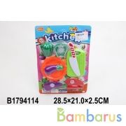 Набор овощей и фруктов для резки C788-3 на карт. в кор.2*108шт | фото №0