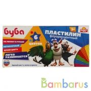 Буба пластилин неон БУБА 6 цв (90 г) multiart MultiArt в кор.30шт | фото №0