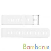 Сменный браслет 20мм (Amazfit GTR 42mm, Bip, Haylou LS01, LS02) однотонный (Белый) | фото №0