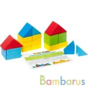 СЧЕТНЫЙ МАТЕРИАЛ "ЗАНИМАТЕЛЬНАЯ ГЕОМЕТРИЯ" 26 ДЕТ. в кор.33шт | фото №0