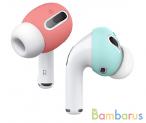 Накладки на наушники Elago для AirPods Pro Ear tips Cover (Розовый+Лавандовый) | фото №0