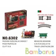 Железная дорога на бат. свет+звук в кор. в кор.2*15шт | фото №0