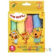 Мелки цветные для творчества ТРИ КОТА 4 цв, асфальтовые MultiArt в кор.48шт | фото №0