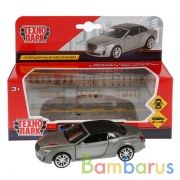 МАШИНА "ТЕХНОПАРК" МЕТАЛЛ. ИНЕРЦ. BENTLEY CONTINENTAL, 1:43, ОТКРЫВ. ДВЕРИ В РУСС. КОР. в кор.2*36шт | фото №0