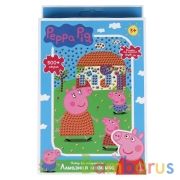 Наб д/тв-ва СВИНКА ПЕППА алмазная мозаика 10*15 см MultiArt в кор.50шт | фото №0