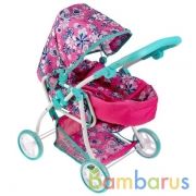 Коляска мет, 4*12,5см рез. корз, перен. рег: канапе, руч,59*35.5*62, кор КАРАПУЗ в кор.4шт | фото №0