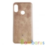 Чехол накладка Life Leather Case для Xiaomi Redmi 7 (Light Brown) | фото №0