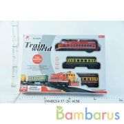 Железная дорога на бат. свет+звук 3676B в кор. в кор.2*24шт | фото №0