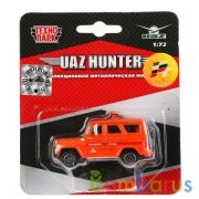МАШИНА "ТЕХНОПАРК" МЕТАЛЛ. УАЗ HUNTER СПЕЦСЛУЖБЫ 1:72 НА БЛИСТЕРЕ (РУСС. УП.) в кор.2*144шт | фото №0
