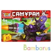 Конструктор "самурай", 63дет. в кор. ТМ "Город мастеров" в кор.2*40шт | фото №0