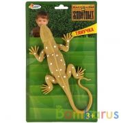 Игрушка пластизоль тянучка (гель) Играем вместе Пустынная игуана 30см на блистере в кор.6*12шт | фото №0