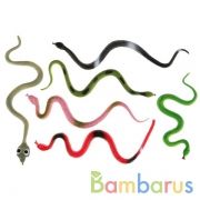 Игрушка пластизоль Играем Вместе змеи 5" асс. 6 шт, в пак с хэд (русс. уп.) в кор.2*180шт | фото №0