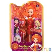 Кукла Царевны Варвара 29 см, 4 акс,  руки и ноги сгибаются, блистер КАРАПУЗ в кор.24шт | фото №0