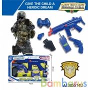 Набор оружия автомат+пистолет+аксесс. CH830B-1 в кор. в кор.2*30шт | фото №0