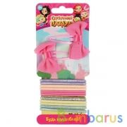 Набор акс-ров д/волос СКАЗОЧНЫЙ ПАТРУЛЬ резинки и заколки с бантами МИЛАЯ ЛЕДИ уп-10шт в кор.75уп | фото №0