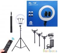 Кольцевая лампа RL-14, диаметр 36 см + ШТАТИВ + СУМКА + ПУЛЬТ ДУ | фото №0