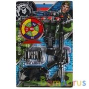 Набор оружия ВОЕННЫЙ, блист.43*29*4см ИГРАЕМ ВМЕСТЕ в кор.2*48шт | фото №0