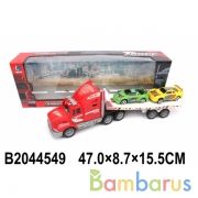 Трейлер инерц с 2-мя машинками 338D в кор. в кор.48шт | фото №0