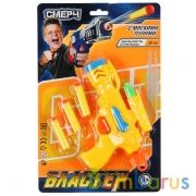 Бластер с мягкими пулями на блистере Играем вместе в кор.2*60шт | фото №0