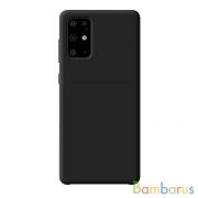 Чехол Liquid Silicone Case для Samsung Galaxy S20 Plus, черный, картон, Deppa | фото №0