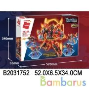 Конструктор пласт. робот, 1201дет. в кор. в кор.9шт | фото №0