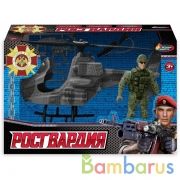 Набор солдатиков Росгвардия военные, с вертолетом ИГРАЕМ ВМЕСТЕ в кор.2*12шт | фото №0