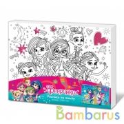 Набор д/тв-ва "ФЕЕРИНКИ" холст для росп.15*20 см ТМ "MultiArt" в кор.48шт | фото №0