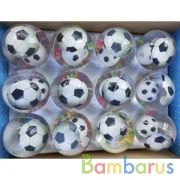 Игрушка мяч-попрыгун "футбольный мяч" 6,5 см со светом, в дисплее ИГРАЕМ ВМЕСТЕ уп-12шт в кор.12уп | фото №0