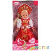 КУКЛА "КАРАПУЗ" 33СМ, ОЗВУЧ., РУССИФИЦ., В РУССКОЙ ОДЕЖДЕ В РУСС. КОР. в кор.24шт | фото №0