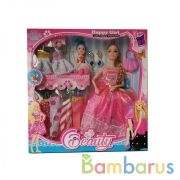 Кукла 29см с ребенком, с набором одежды и аксесс., в ассорт. Q29 в кор. в кор.2*30шт | фото №0