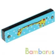 Игрушка деревянная губная гармошка Буратино в кор.288шт | фото №0