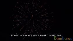 FD6042 CRACKL WAVE TO RED 6 " | фото №0