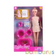 КУКЛА БЕРЕМЕННАЯ (СЪЕМНЫЙ ЖИВОТ) + МАЛЫШ, С АКСЕСС., В АССОРТ. В КОР. в кор.2*12шт | фото №0